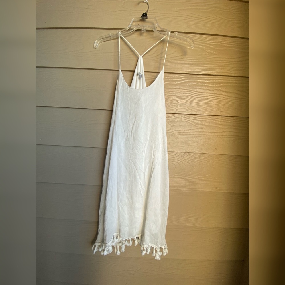 White Spaghetti Strap Dress